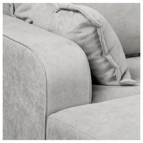 Világosszürke sarokkanapé (bal oldali) Beata – Ropez