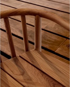 Natúr színű tömörfa kerti bárszék Turqueta – Kave Home