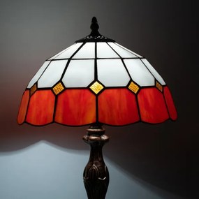 Brilagi - Tiffany vitrázs asztali lámpa SIENNA 1xE27/60W/230V