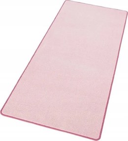 Egyszínű szőnyeg 80x150cm, rózsaszín, puha rövid szőrrel