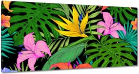 Vászonkép 180x90 Levelek Monstery Levelek