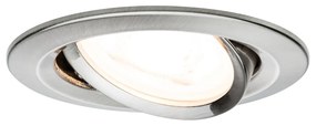 Paulmann 93428 Nova beépíthető lámpa, kerek, billenthető, fehér, 2700K melegfehér, GU10 foglalat, 460 lm, IP23