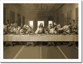 Poszterek keretben 40x30 Utolsó vacsora Jézus