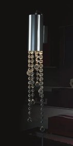 Italux glamour modern fali lámpa larix króm átlátszó itxmb93708-1a