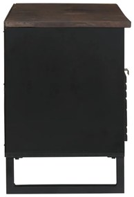 TV Szekrény - 100 x 33.5 x 46 cm, tömör mangófából készült.