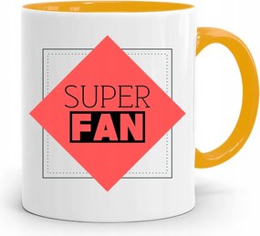 Szurkolóknak Szurkolói Bögre Sárga Ajándék fényképes nyomattal