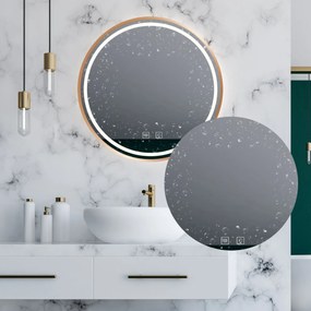 LED Tükör 70cm MMJ BRUSH ROSE GOLD