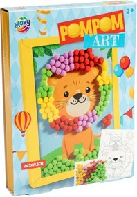 Oroszlán Colorful pom pomos kreatív szett