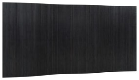 fekete bambusz térelválasztó 165 x 400 cm