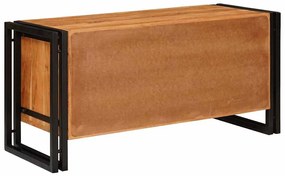 Cipőszekrény polcokkal Barna 90 x 38 x 45 cm tömör akácfa