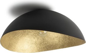 SIGMA LIGHTING 40600 SOLARIS Loft Mennyezeti Lámpa Fekete, Arany E27 IP20