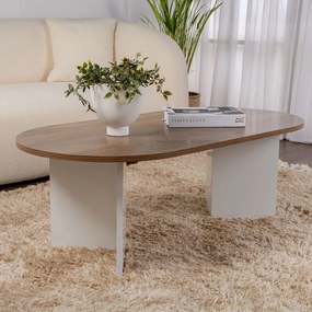 Konferenciaasztal Sable Walnut White