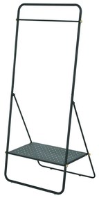 Arlo fekete fém fogas polccal - iDesign