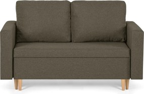 KENO Kétszemélyes kinyitható kanapé Barna