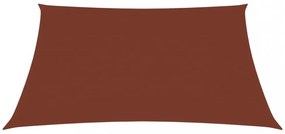 vidaXL terrakotta téglalap alakú oxford-szövet napvitorla 2,5 x 3,5 m