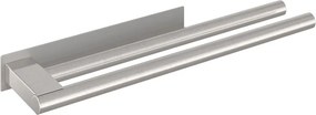 vidaXL Törölközőtartó Ezüst 40 x 9 x 4 cm Rozsdamentes acél