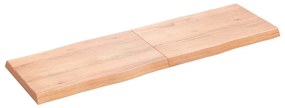 világosbarna kezelt tömör asztallap 160x50x(2-6) cm
