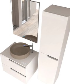 Piramida PERLA 60 G fürdőszobai tükör LED világítással - érintőkapcsolóval - 60 x 80 x 4 cm