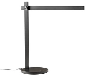 Asztali lámpa, fekete, 3000K-6500K szabályozható, beépített LED, 465 lm, Redo Omeo 01-2213
