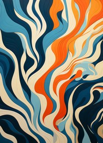 Poszter 20,5x28,4cm Óceáni hullámok