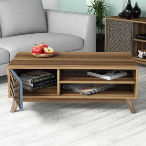 Inci - Walnut, Blue