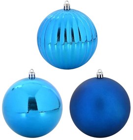 Karácsonyi Díszgömb Készlet 9 pcs Kék