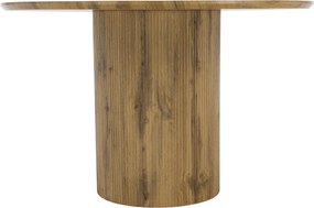 Étkezőasztal, tölgy, átmérő 120 cm, MAHIR TYP 2