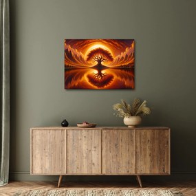 Kép – Fa a véres napban (70x50 cm)
