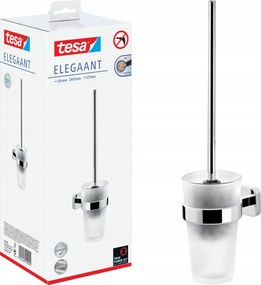 WC-kefe, öntapadós, falra szerelhető Tesa Elegaant, fém, fürdőszobába