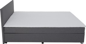 Boxspring ágy, szürke, 160x200, ADARA