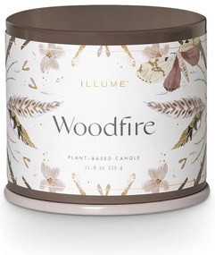 Illatos szójaviasz gyertya, égési idő 50 ó Woodfire – ILLUME x Bloomingville
