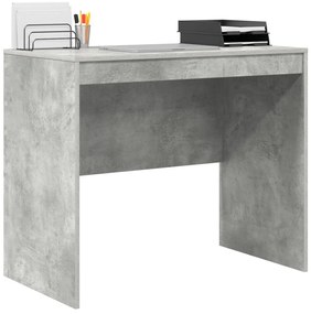 Számítógépes asztal Beton szürke MDF lap 90 x 50 x 76 cm