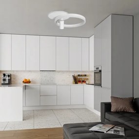 LED mennyezeti lámpatest LED/38W/230V + 1xGU10/30W fehér