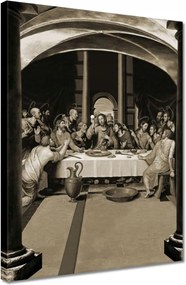 Vászonkép 30x40 Utolsó vacsora Jézus