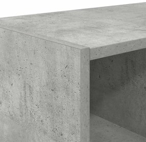 cipőtartó állvány egymásra rakható beton szürke 89,5x30x40 cm