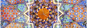 Mozaik kép (órával) (90x30 cm)