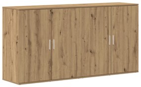 2 db-os oldalpultok, artisztikus tölgy, 79x38x80 cm, mérnöki fa