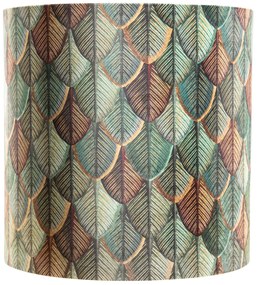 Bársony lámpabúra levélminta arany belsejével 40/40/40