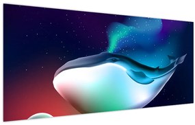Kép - Egy bálna az űrben (120x50 cm)
