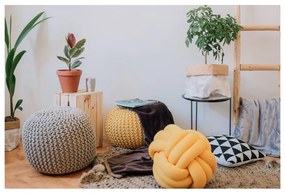 Sötétszürke puff - Bonami Essentials