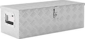 HOMCOM 76 x 33 x 25 cm-es Eszköztároló Doboz - Alumínium Szállító Doboz | Aosom