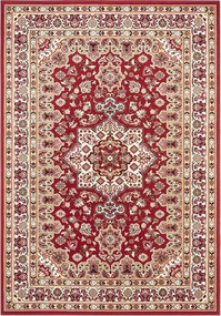 Klasszikus,hagyományos vörös szőnyeg nappaliba puha szőrrel 120x170cm