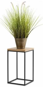 BASICLOFT virágtartó állvány 40x24 cm fekete/barna