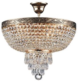 Maytoni DIA890-CL-05-G - Felületre szerelhető csillár PALACE 5xE27/60W/230V