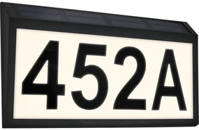 Briloner 3797015 - LED napelemes házszám LED/0,5W/1,2 IP44