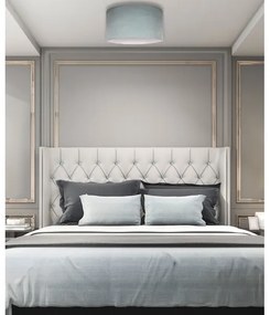 Duolla - Mennyezeti lámpa BRISTOL 1xE27/15W/230V á. 45 cm zöld/fehér