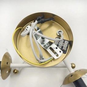 Brilagi - Ráépített csillár MALIVA 3xE14/15W/230V arany/fehér