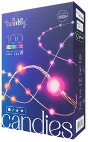 Twinkly TWKP100RGB-T - LED RGB Dimmelhető karácsonyi lánc 100xLED 8 m USB Wi-Fi