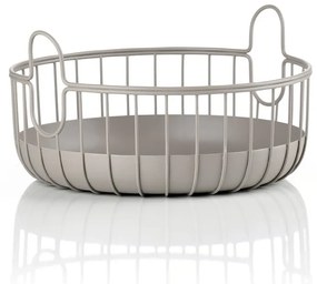 Fémhuzalos tárolókosár ø 22x8 cm Inu – Zone