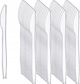 Eldobható Evőeszköz Kés Műanyag Erős 50db